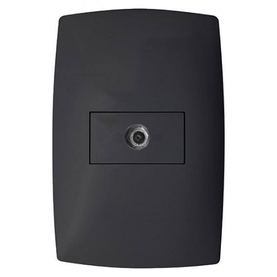 Conjunto Coaxial Antena 4x2 - (HOME PRETO GRAFITE)